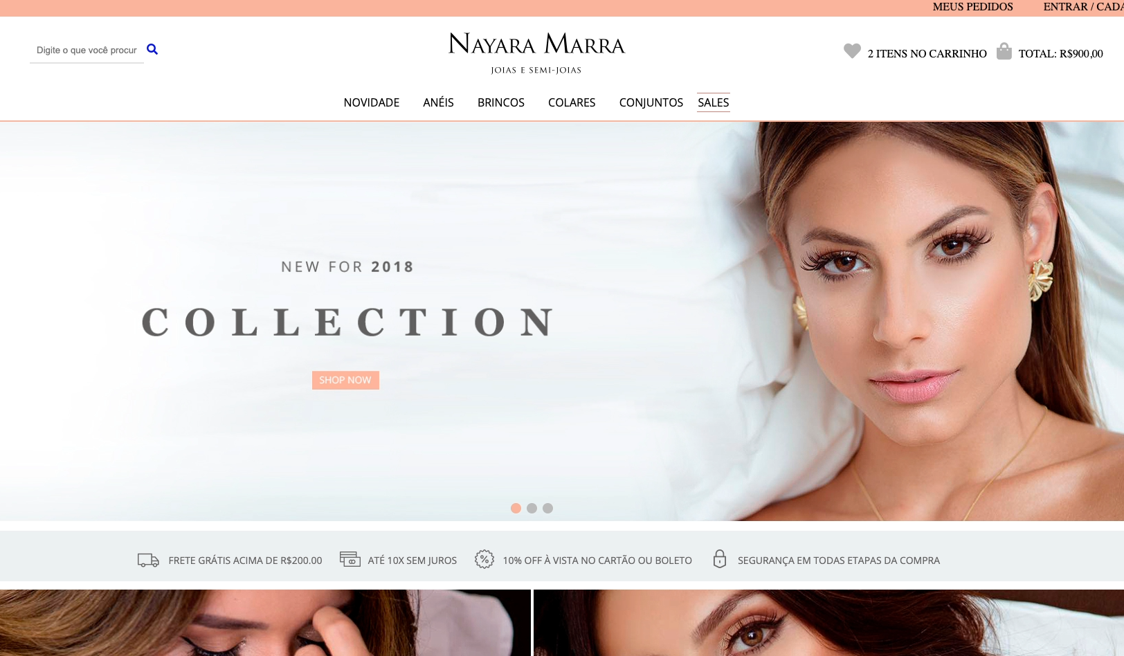 Preview do projeto Nayara Marra Site
